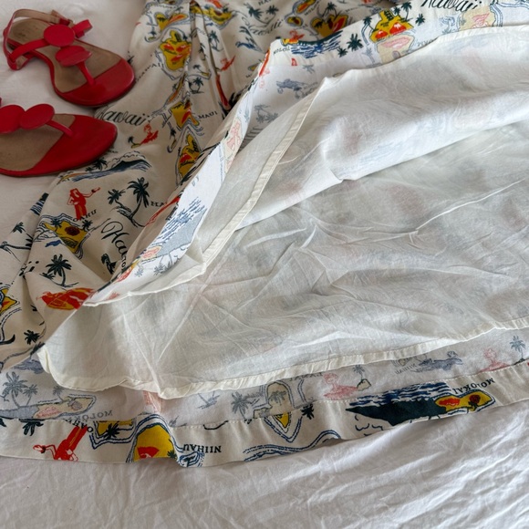 Modcloth Hawaii Print "Genuine Genius Halter Shirtdress in Island” - Picture 12 of 12